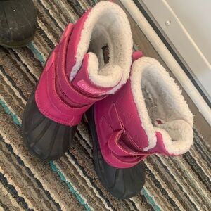 Girls snow boots, toddler 10